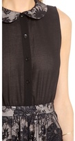 Thumbnail for your product : Alice + Olivia Talitha Collar Romper