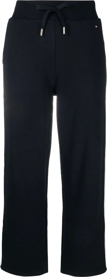Tommy Hilfiger Striped-Trim Terry Track Pants