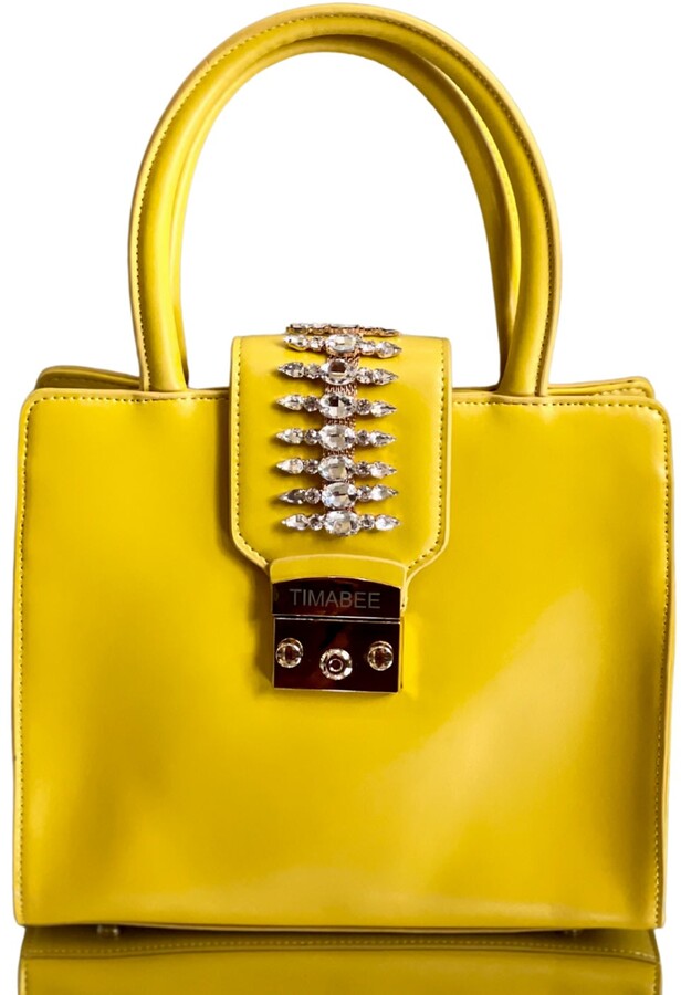 mustard colored purse