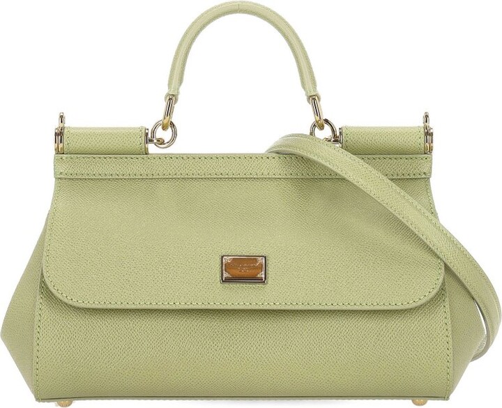 Dolce & Gabbana Logo Plaque Medium Sicily Handbag