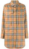 Thumbnail for your product : Burberry vintage check oversized shirt