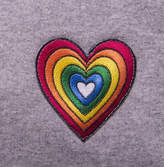 Thumbnail for your product : Gemima London Rainbow Heart Badge Personalised Make Up Zip Bag