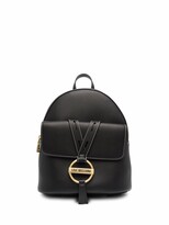 Thumbnail for your product : Love Moschino Logo Plaque Faux-Leather Backpack