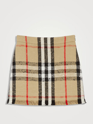 Burberry Embroidered Polyester Blend Mini Skirt - ShopStyle