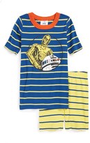 Thumbnail for your product : Hanna Andersson 'Star WarsTM - C-3PO and R2-D2' Organic Cotton Two-Piece Fitted Pajamas (Little Boys & Big Boys)