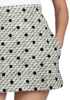 Thumbnail for your product : Valentino Polka Dot Tweed Skort