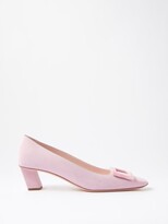 Thumbnail for your product : Roger Vivier Belle 45 Suede Pumps - Pink