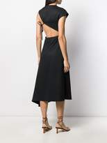 Thumbnail for your product : Cavallini Erika asymmetric midi dress