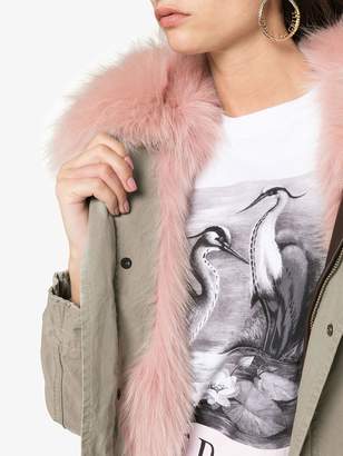 Mr & Mrs Italy Pink Fur Lined Parka