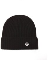 Thumbnail for your product : Maison Michel Gigi Logo-patch Cashmere Beanie Hat - Black