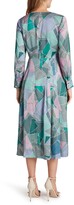 Thumbnail for your product : Tahari Long Sleeve Geometric Midi Dress