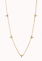 Thumbnail for your product : Forever 21 Street-Chic Cross Necklace