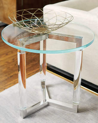 Bernhardt Salon Stainless Steel Side Table
