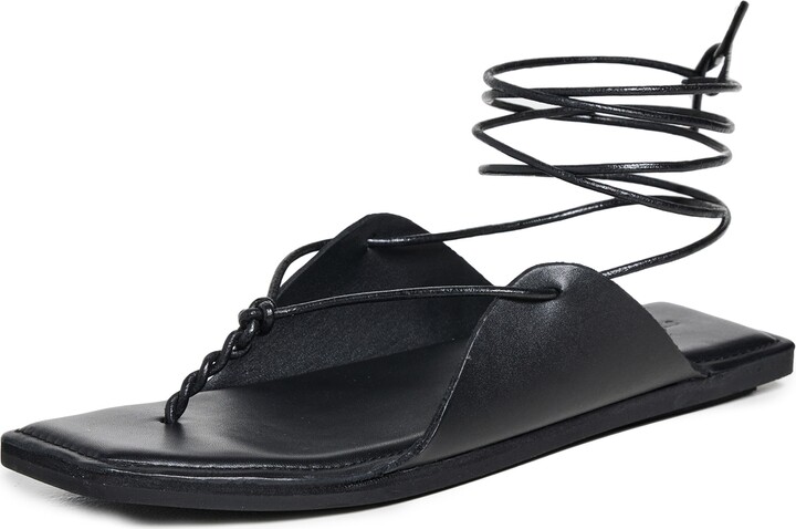 ST. AGNI Tie Up Sandals