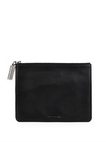 Thumbnail for your product : Christopher Kane Leather and swarovski pouch
