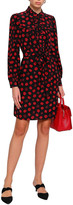 Thumbnail for your product : Kate Spade Ruffled Floral-print Silk Mini Dress