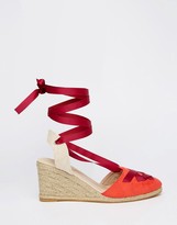 Thumbnail for your product : ASOS JACQUELINE Point Wedge Espadrilles