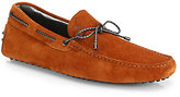Thumbnail for your product : Tod's Suede Tie Drivers