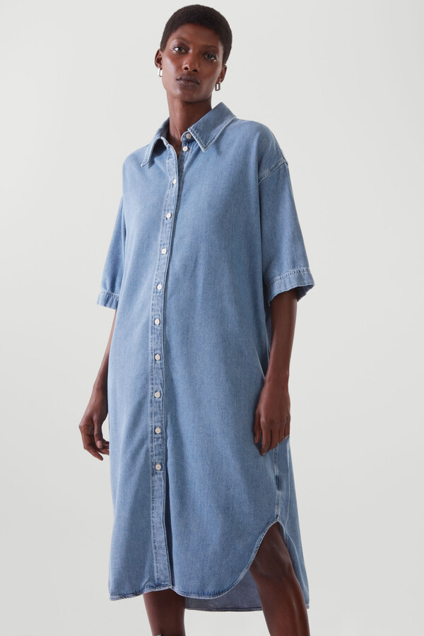 light denim dress