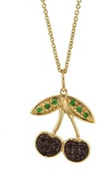 Thumbnail for your product : Sydney Evan Cherry Charm Necklace