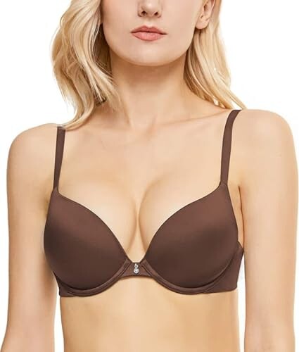 Lilosy Sexy Underwire Push Up Strappy Embroidered Mesh Sheer