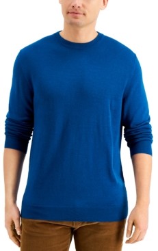 mens white crew neck sweater