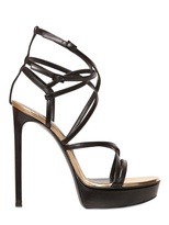 Thumbnail for your product : Saint Laurent 130mm Janis Calfskin Sandals