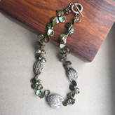Thumbnail for your product : Gia Belloni Gia Belloni Green Organic Pearl And Silver Necklace