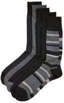 Thumbnail for your product : Cole Haan 'Uneven Block' Socks (Assorted 5-Pack)