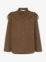Thumbnail for your product : Givenchy diagonal pocket cotton military shirt