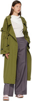 Thumbnail for your product : Nina Ricci Khaki Belted Double-Breasted Trench Coat