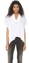 Thumbnail for your product : Yigal Azrouel Cut25 by Cowl Neck Snap Top
