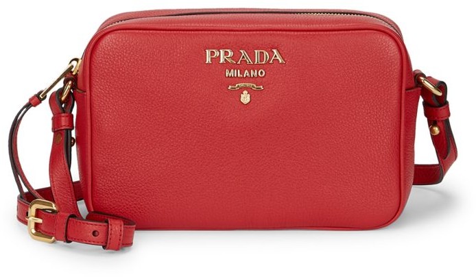 prada red camera bag