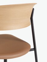 Thumbnail for your product : John Lewis & Partners Contour Dining Chair, Black/Oak