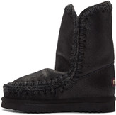 Thumbnail for your product : Mou Black Cracked Eskimo 24 Boots