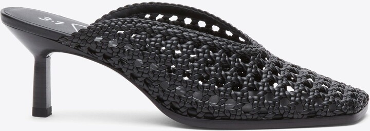 ID Macrame Mule in BLACK