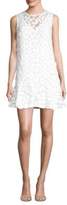 Thumbnail for your product : Trina Turk Embroidered Lace Sleeveless Sheer Dress