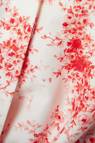 Thumbnail for your product : Valentino Floral-print Cotton And Silk-blend Faille Midi Dress - White
