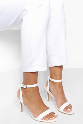Low Heel White Sandals | Shop the world's largest collection of fashion |  ShopStyle UK