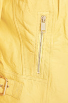 Thumbnail for your product : MICHAEL Michael Kors Crinkled Leather Biker Jacket