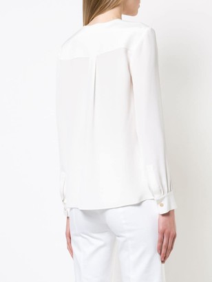 Derek Lam Sarah lace-up blouse