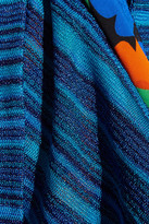 Thumbnail for your product : Missoni Mare reversible metallic crochet-knit halterneck swimsuit