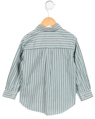 Il Gufo Boys' Striped Button-Up Shirt