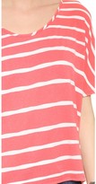 Thumbnail for your product : Three Dots Scoop Cap Sleeve Tee