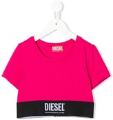 Thumbnail for your product : Diesel Kids logo-underband short-sleeved T-shirt