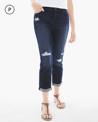 Chico's Repaired Girlfriend Crop Jeans