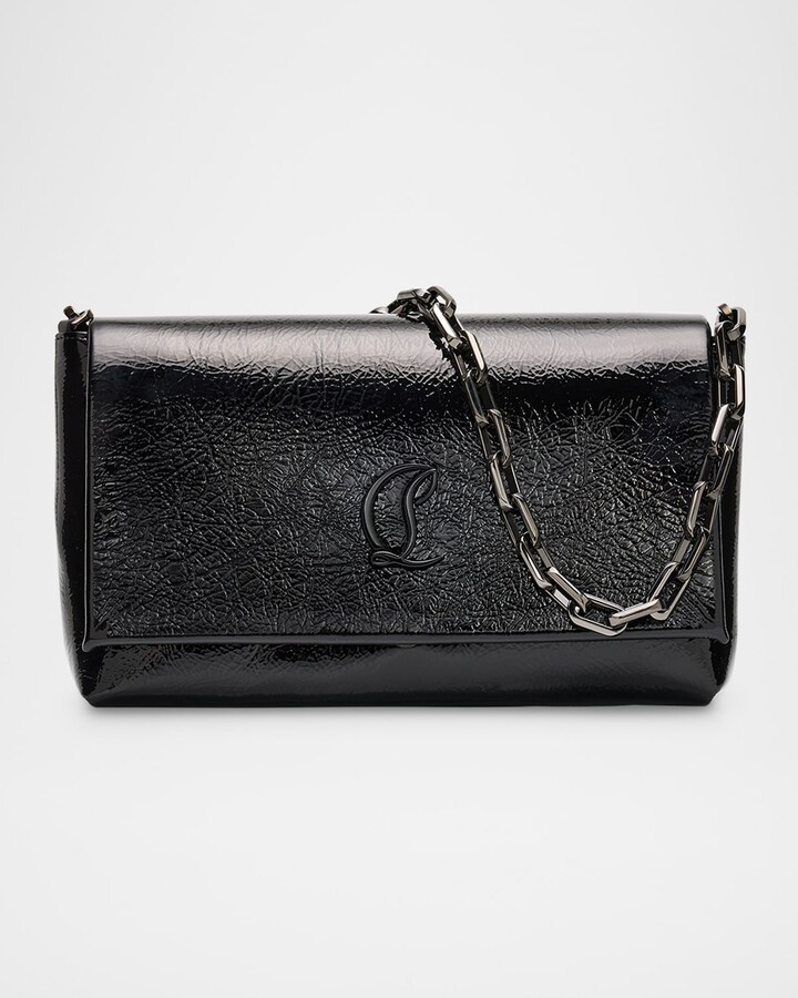 Christian Louboutin Loubi54 Large Flap Shoulder Bag in Naplak Leather