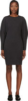 Thumbnail for your product : Lanvin Charcoal Wool Jersey Crop-Sleeve Dress