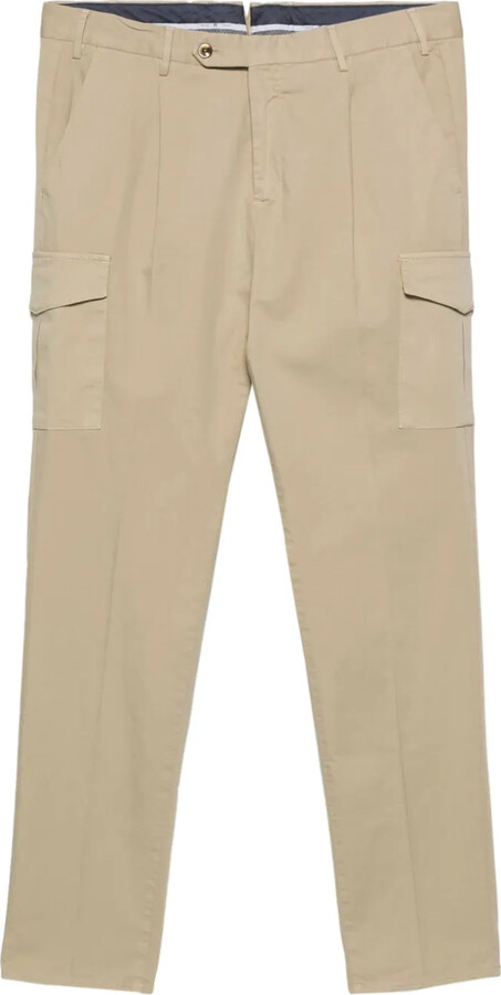PT Torino Pressed-Crease Slim-Fit Trousers