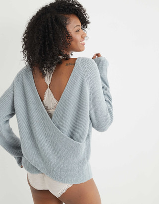 aerie ballet back sweater